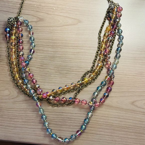 Premier Design Necklace - Multi colored strands - Picture 1 of 3